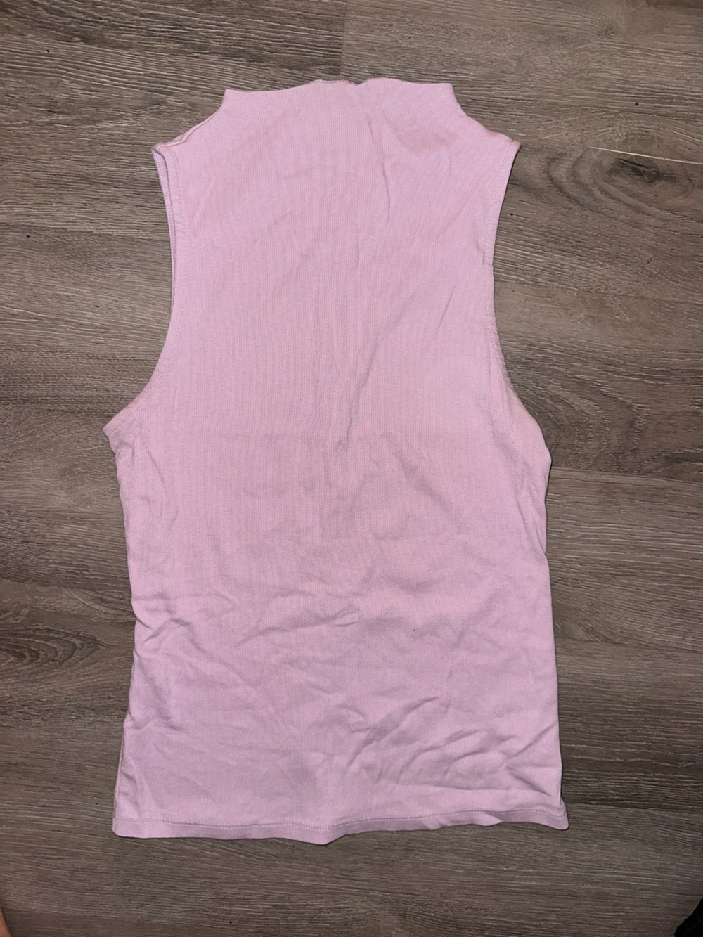 Lavender Women's Ribbed Tank Top - Picture 2 of 2